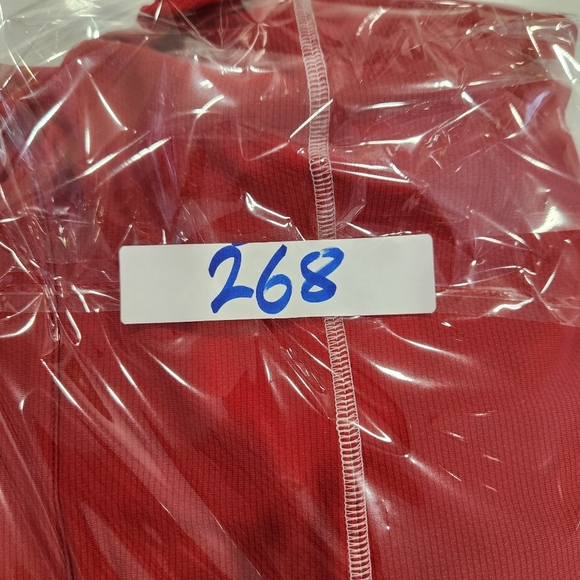 Columbia Golf Omni-Wick Shotgun Pullover Jacket 1/4 Zip Red Mens Medium - Picture 12 of 12